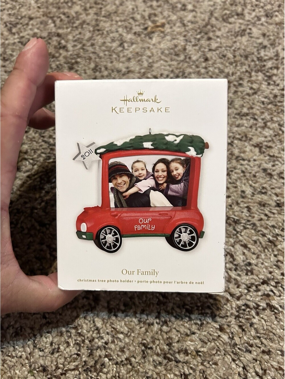 hallmark keepsake ornament Our Family 2011 New